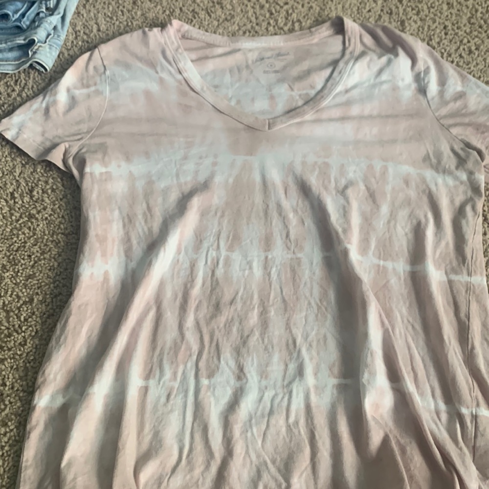 Pink tie dye shirt
